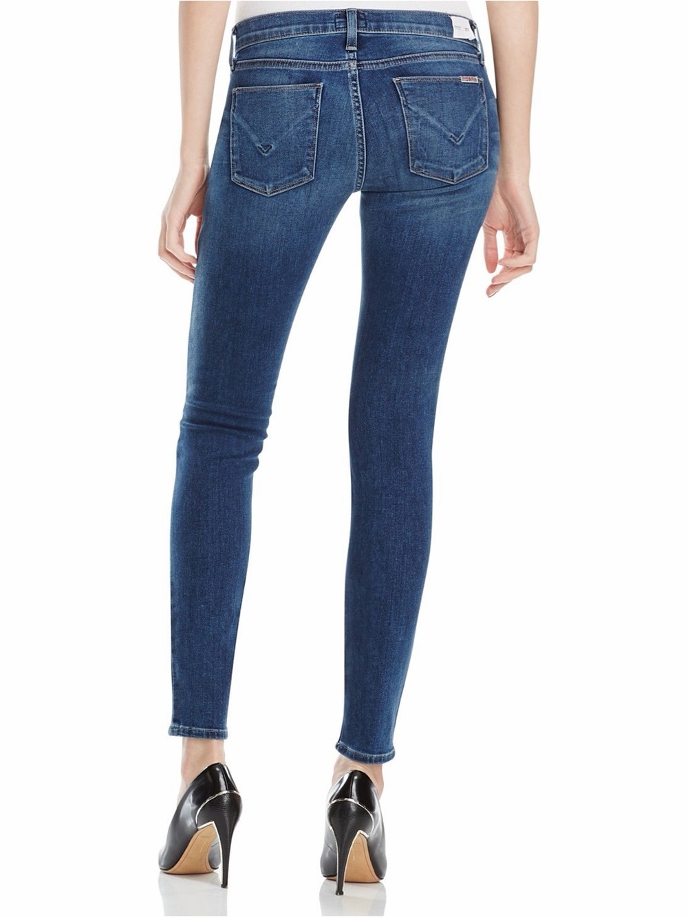 👖Hudson Krista super skinny Jeans Women's Deep Blue Stretch Denim💙 - Picture 3 of 9